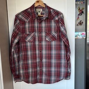 American RagMen’s Long Sleeve Button Down Shirt, Size Small